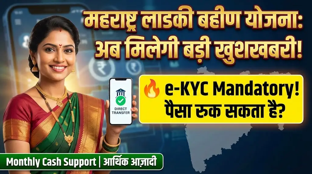Maharashtra Ladki Bahin Yojana 2026 पात्र महिलाओं के लिए Financial Support और Complete e-KYC