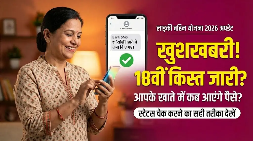 Ladki Bahin Yojana New Payment Update 2026: Check 18th Installment Date & Status
