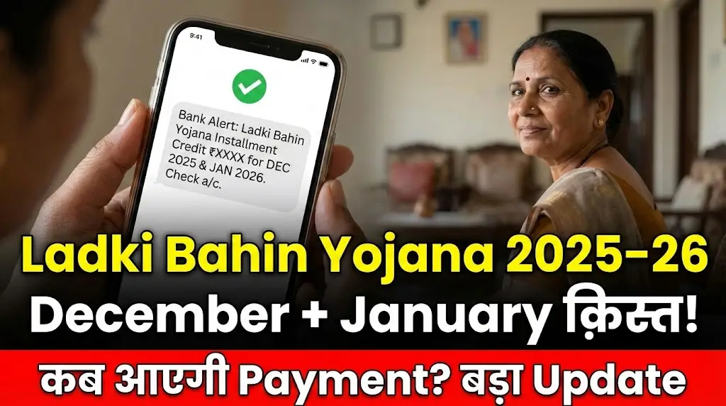 Ladki Bahin Yojana Installment Date Update 2025–26: दिसंबर और जनवरी भुगतान अनुसूची (Payment Schedule)