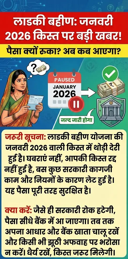 Ladki Bahin Installment Date January 2026 Latest Update और Beneficiaries को क्या जानना चाहिए